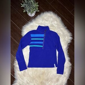 Obermeyer purple fleece pullover sz medium